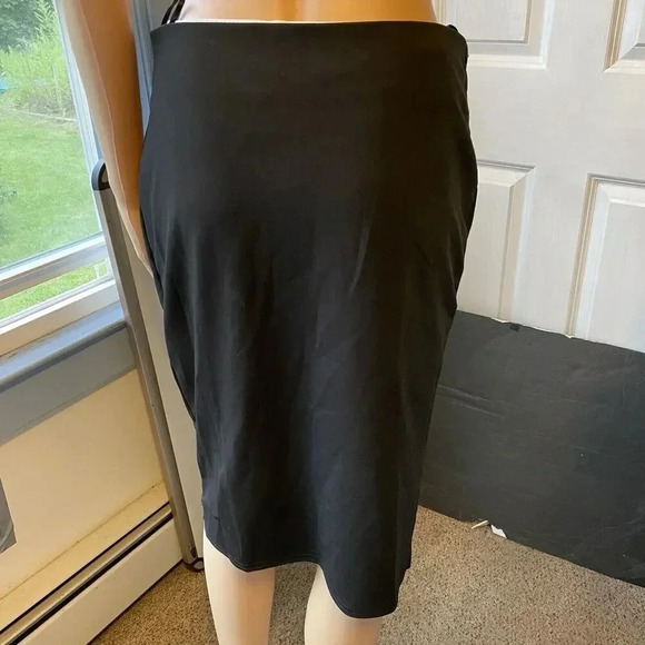 Kate Kasin Wear to Work Pencil Skirts for Women Stretch High Waist Wrap Front L - Picture 4 of 4